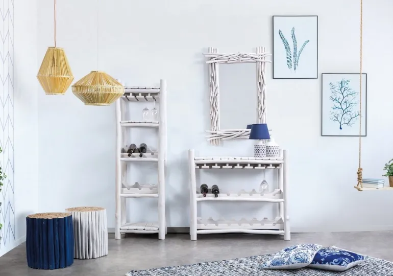 TAVOLINO IN LEGNO BIANCO - GUADALUPE