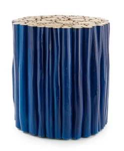 TAVOLINO IN LEGNO BLU- GUADALUPE