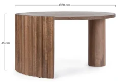 TAVOLINO IN LEGNO D80 - ORISSA