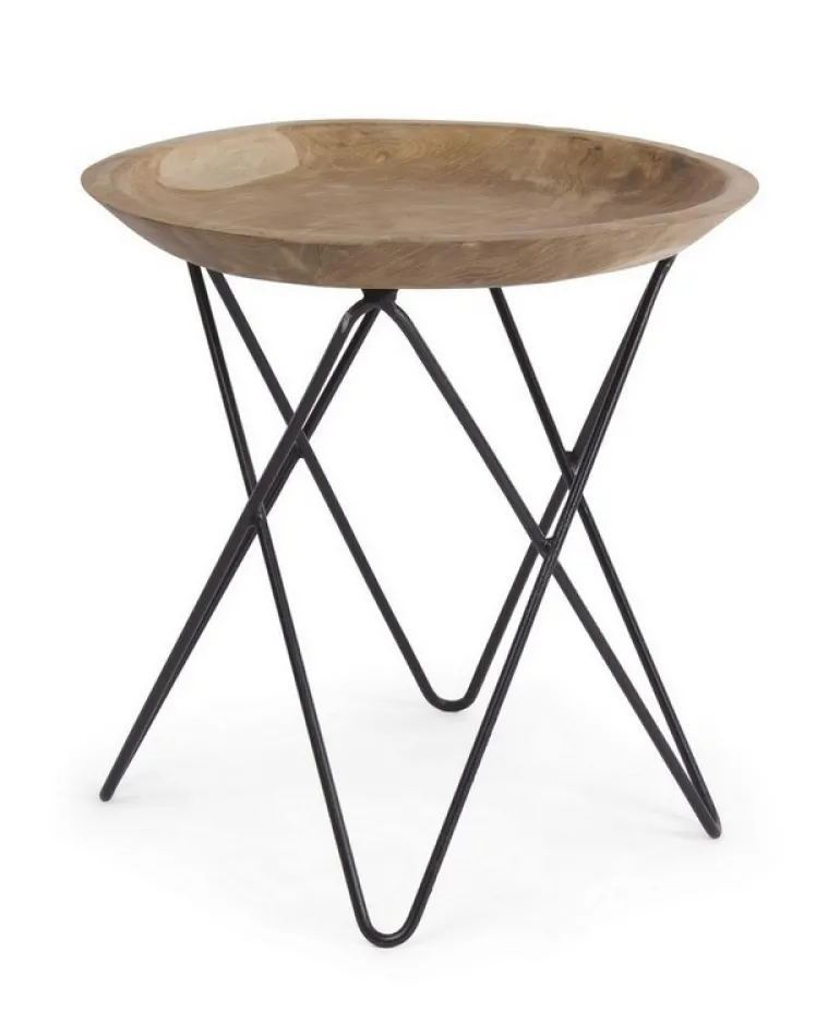 TAVOLINO IN LEGNO D50 - ZAHIRA