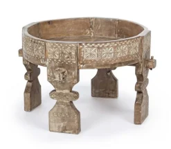 TAVOLINO IN LEGNO D50 NATURALE - YASIR