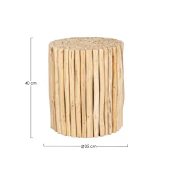TAVOLINO IN LEGNO NATURALE - GUADALUPE