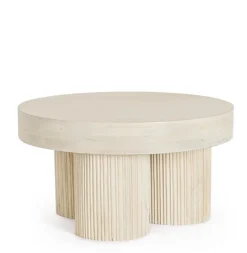 TAVOLINO IN LEGNO NATURALE D75 - DACCA