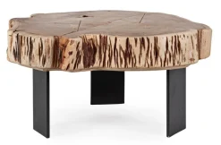 TAVOLINO IN LEGNO NATURAL - KEVAL