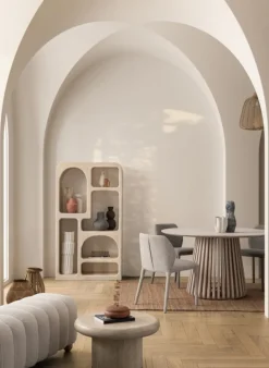 TAVOLINO IN LEGNO NATURALE D60 - LOPEZ