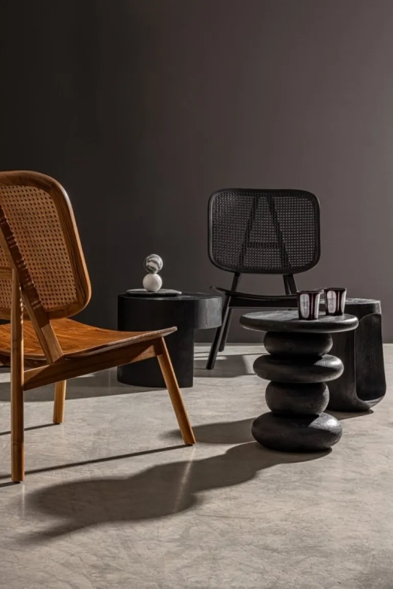 TAVOLINO IN LEGNO NERO - LOPEZ