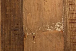 TAVOLINO IN LEGNO RICICLATO BIANCO D90 - LANCASTER