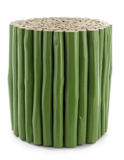 TAVOLINO IN LEGNO VERDE - GUADALUPE