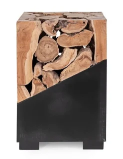 TAVOLINO IN LEGNO 40X40 - GRENADA