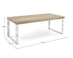 TAVOLINO IN LEGNO 100X50 - KENYA