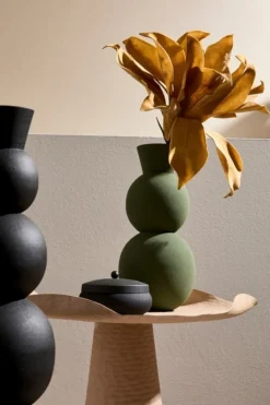 TAVOLINO IN METALLO BEIGE - LALITA