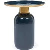 TAVOLINO IN METALLO BLU D40.5 - NALIMA