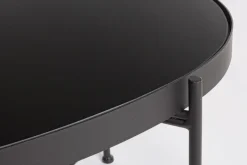 TAVOLINO IN METALLO NERO - RASHIDA