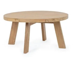 TAVOLINO IN TEAK RICICLATO D80 - BOLIVAR FSC