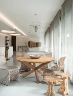 TAVOLINO IN TEAK 50X50 - KAVIR