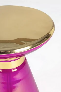 TAVOLINO IN VETRO LILIAC D36 - MERIEL