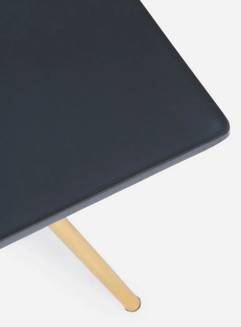 TAVOLINO IN VETRO 40X40 - INESH