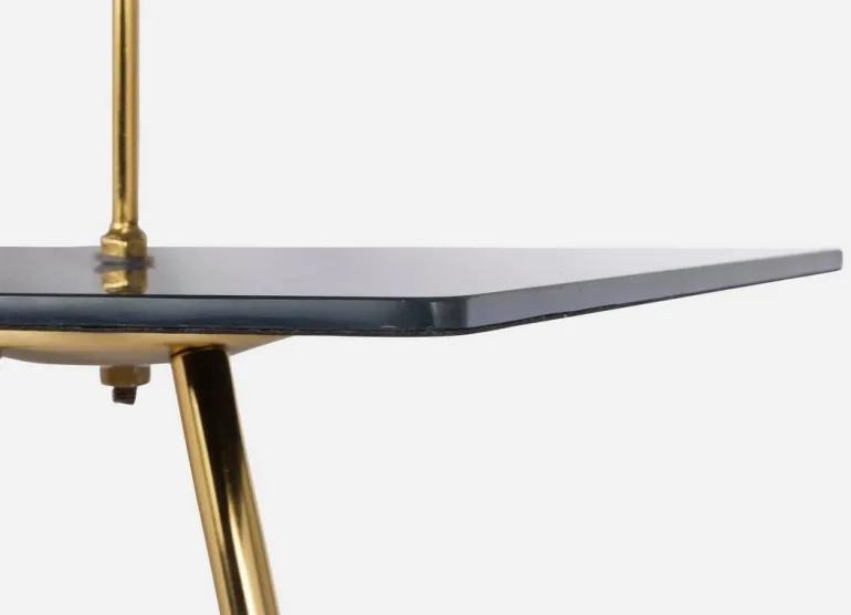 TAVOLINO IN VETRO 40X40 - INESH