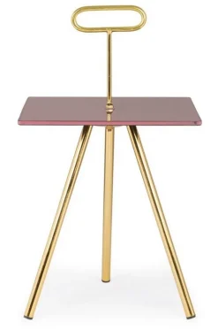 TAVOLINO IN VETRO 35X35 - INESH