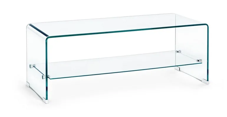 TAVOLINO IN VETRO 100X40 - IRIDE