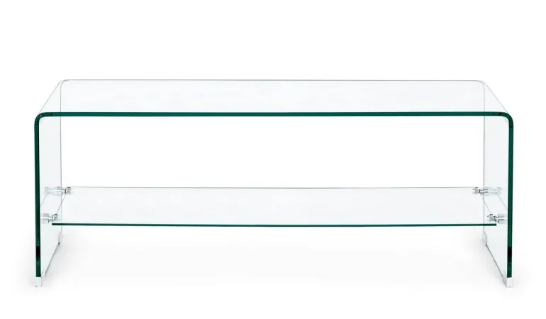 TAVOLINO IN VETRO 100X40 - IRIDE