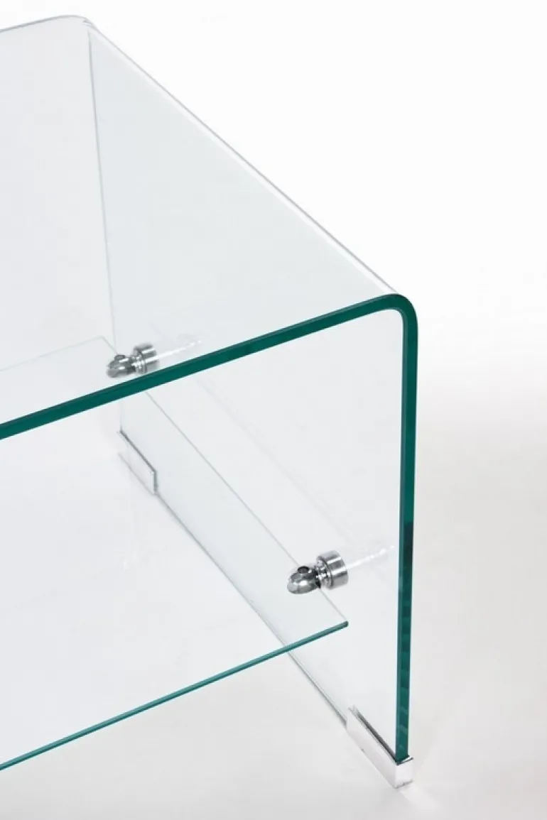 TAVOLINO IN VETRO 100X40 - IRIDE