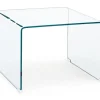 TAVOLINO IN VETRO 60X60 - IRIDE