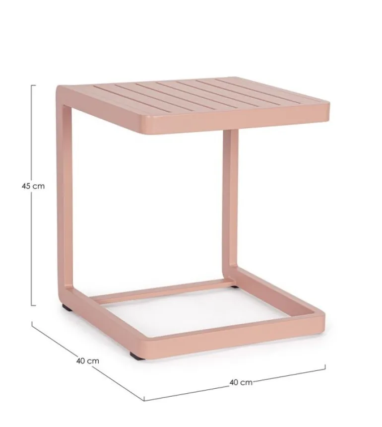 TAVOLINO KONNOR 40X40 ROSE