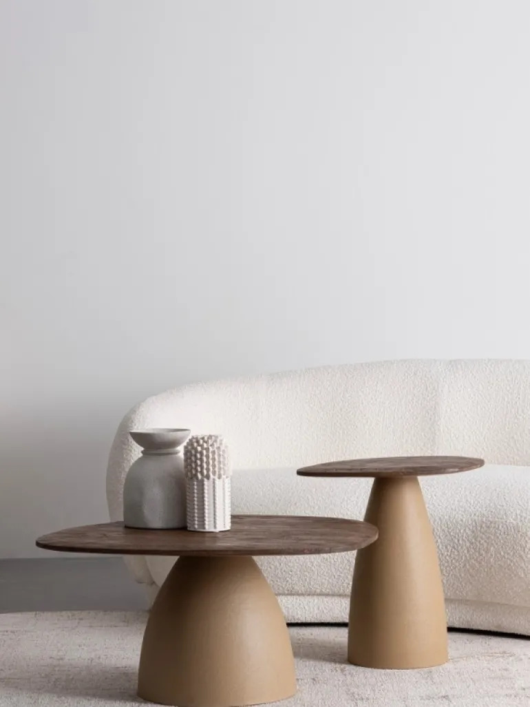 TAVOLINO STANLEY TOP RUSTIC BROWN 50