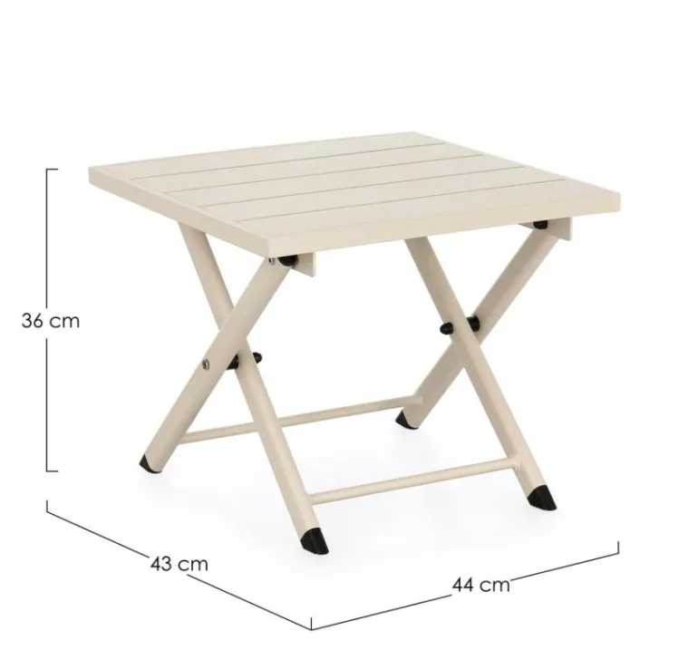 TAVOLINO TAYLOR 44X43 WHISPER