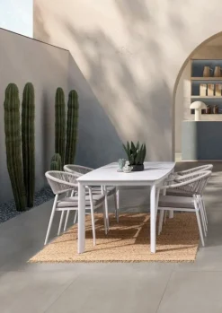 TAVOLO ALCORA 180X90 BIANCO