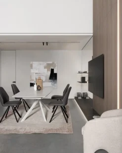 TAVOLO ALL. JOAKIM 160-240X90 BIANCO