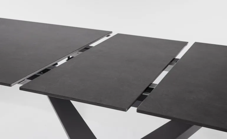 TAVOLO ALL. JOHANNES 160-200X90 NERO