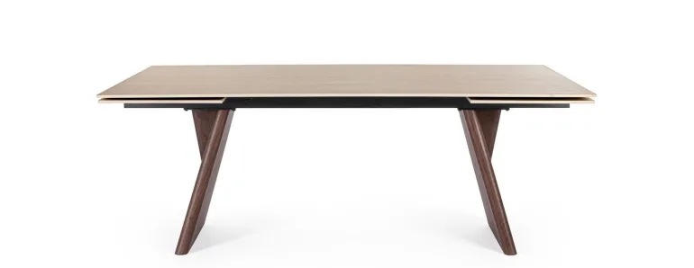 TAVOLO ALL. MAIKKI 200/300X100 NOCE/TRAV