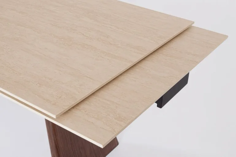 TAVOLO ALL. MAIKKI 200/300X100 NOCE/TRAV