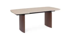 TAVOLO ALL. MAILIS 180/260X90 NOCE/TRAV.