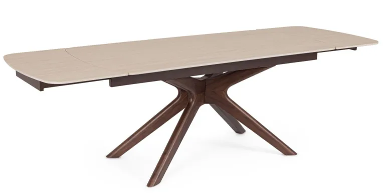 TAVOLO ALL. MARITTA 170/250X90 NOCE/TRAV