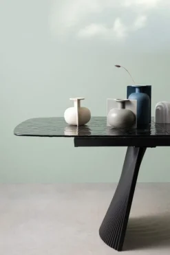 TAVOLO ALL OLIVER VETRO 180-220X90