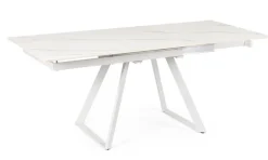 TAVOLO ALL. REETA 120/180X90 BIANCO/BIAN