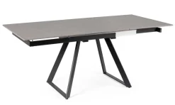 TAVOLO ALL. REETA 120/180X90 NERO/GRIGIO