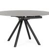 TAVOLO ALL.RAUNI D87/135 NERO/GRIGIO