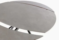 TAVOLO ALL.RAUNI D87/135 NERO/GRIGIO