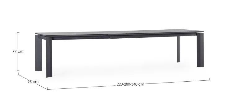 TAVOLO ANTRACITE WG21 - OTAVIO