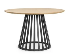 TAVOLO CILLIAN D120 NERO/NATURAL