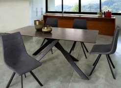 TAVOLO CON PIANO IN CERAMICA - MESSIER