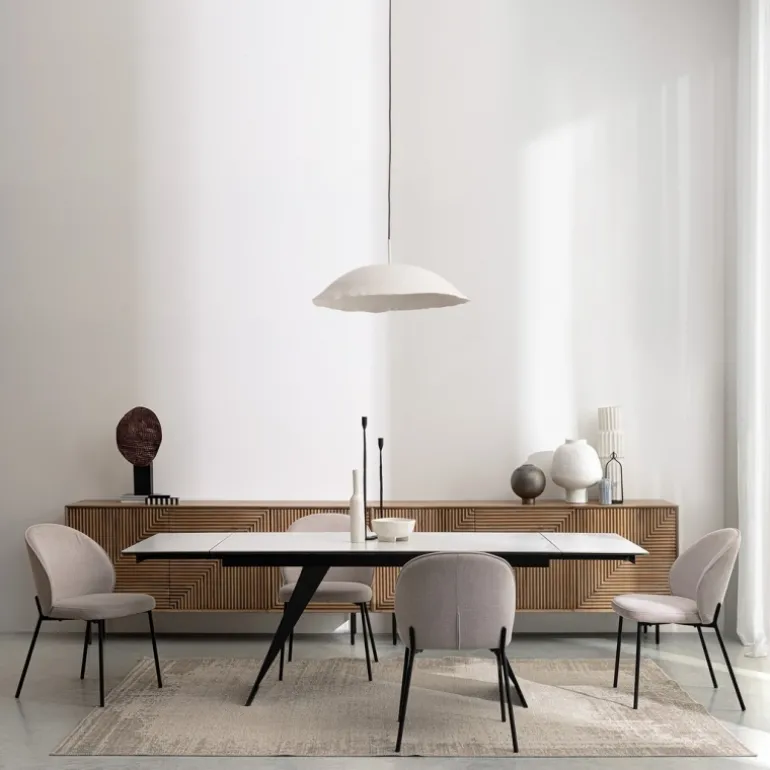 TAVOLO CON PIANO IN CERAMICA - BLAZAR