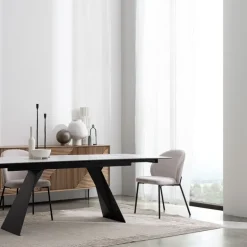 TAVOLO CON PIANO IN CERAMICA - BLAZAR