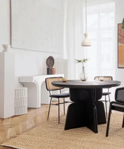 TAVOLO EMPIRE D120 NERO