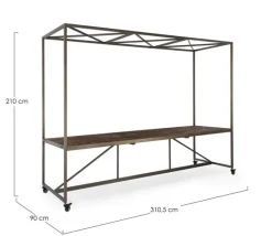 TAVOLO ESPOSITORE C-TETTO 300X210H