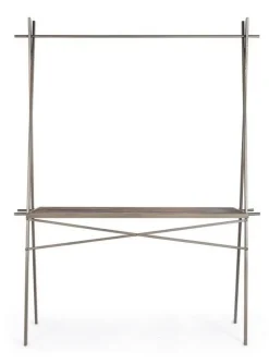 TAVOLO ESPOSITORE IN LEGNO RETTANGOLARE